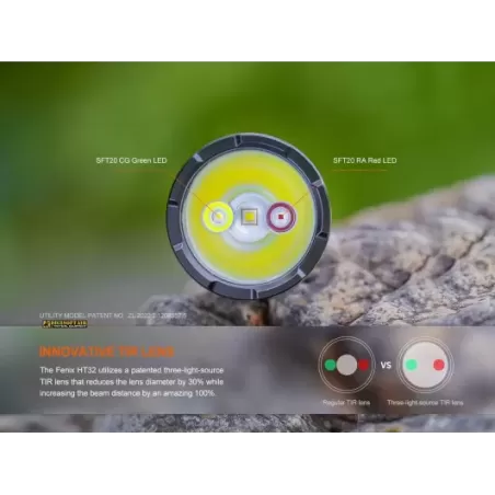 Fenix HT32 Torcia per Caccia e Outdoor 2500 lumens
