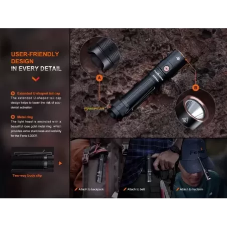 Fenix LD30R LED Flashlight 1700 Lumens