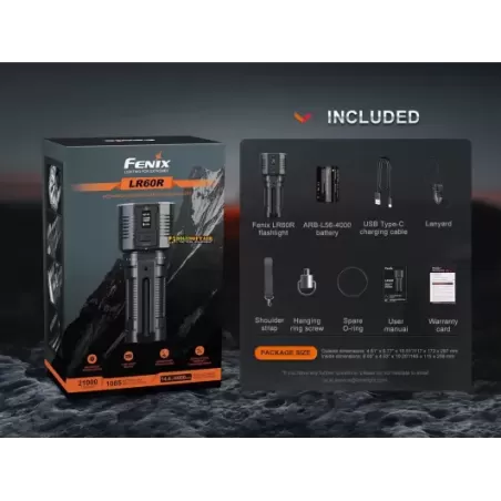Fenix Flashlight LR60R 21000 lumen