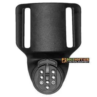 Vega holster 8K24 swivel QD adapter for polymer holster Black