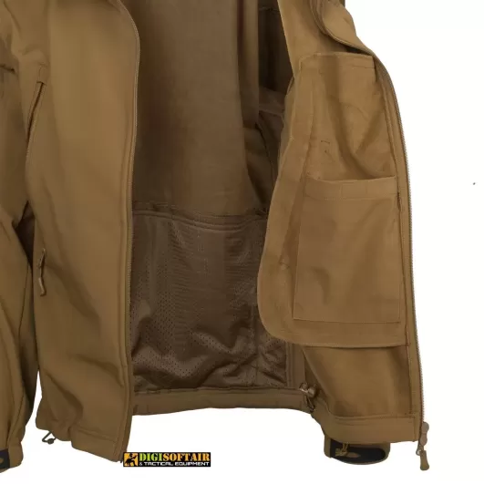 Gunfighter Jacket Shark Skin Windblocker Navy blue Helikon Tex