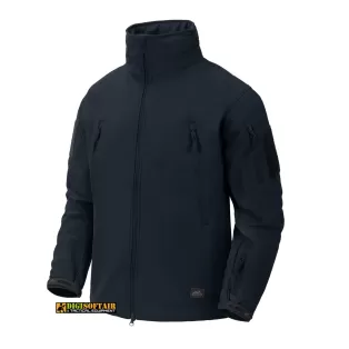 Gunfighter Jacket Shark Skin Windblocker Navy blue Helikon Tex