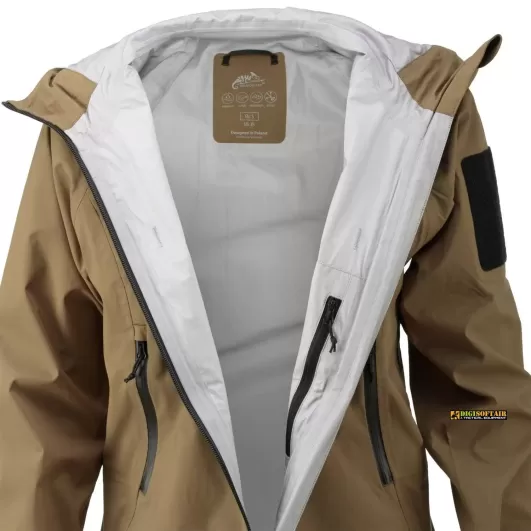 SQUALL Hardshell Jacket - TorrentStretch Coyote Helikon Tex