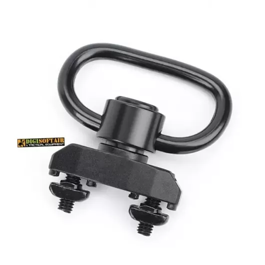 METAL QD strap hook with BLACK KEYMOD/M-LOK attachment