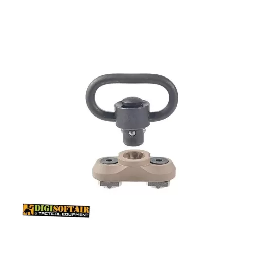 QD Sling Swivel Metal M-LOK e KEYMOD DESERT