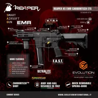 Evolution Reaper XS EMR Carbontech ETS EC60AR-ETS 2