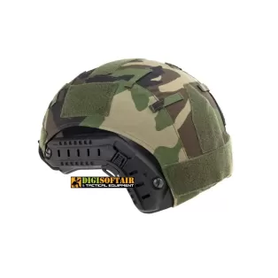 Invader gear - Fast helmet cover Woodland MOD2 2