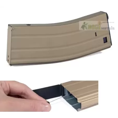 JS tactical caricatore wind up tan M4 M16 series 360bb