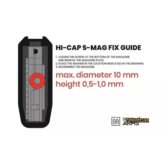 Specna Arms Set 5 caricatori M4 Chaos Grey da 380bb