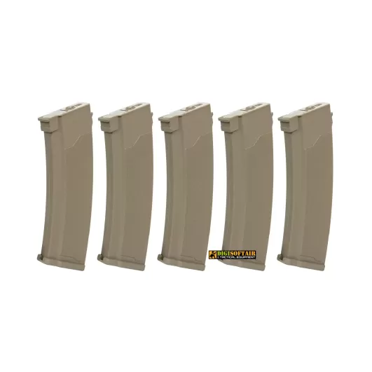 Specna Arms Set of 5 Hi-Cap 430 BB Magazines for AK Replicas -