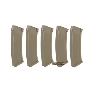 Specna Arms Set of 5 Hi-Cap 430 BB Magazines for AK Replicas - 2