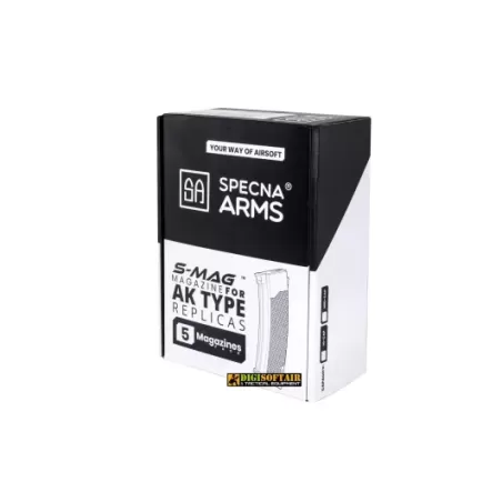 Specna Arms Set di 5 Caricatori serie AK da 175bb Neri