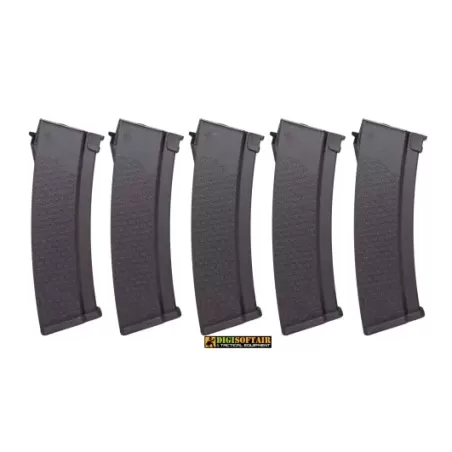 Specna Arms Set di 5 Caricatori serie AK da 175bb Neri