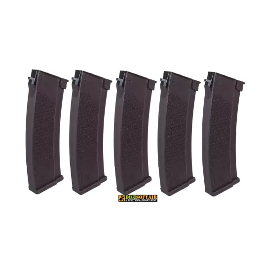 Specna Arms Set of 5 Mid-Cap 175 BB Magazines for AK Replicas -