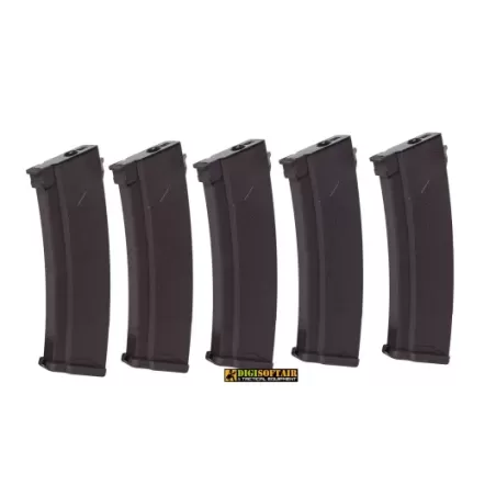 Specna Arms Set di 5 Caricatori serie AK da 175bb Neri