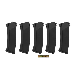 Specna Arms Set of 5 Hi-Cap 380 BB Magazines for AK Replicas J 2