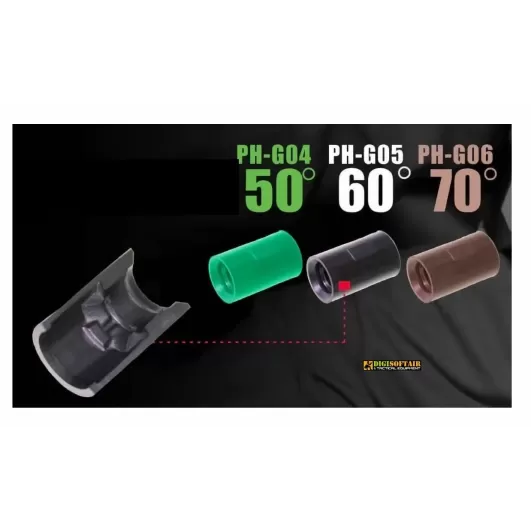 Hop-UP rubber Poseidon for VSR Tokyo Marui and GBB 50° green