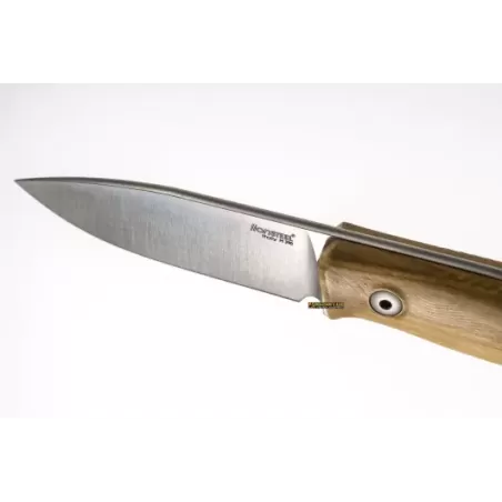 LionSteel M1 Olive Wood — Fixed-Blade Knife M390 (code M1 UL)
