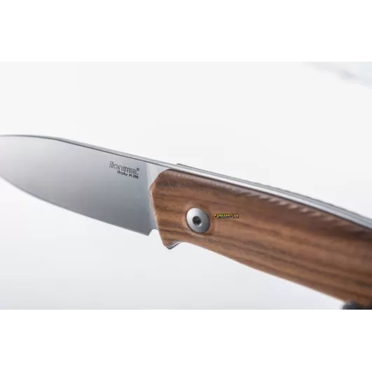 LionSteel M1 Legno Noce — Coltello Lama Fissa M390 (cod. M1 WN)