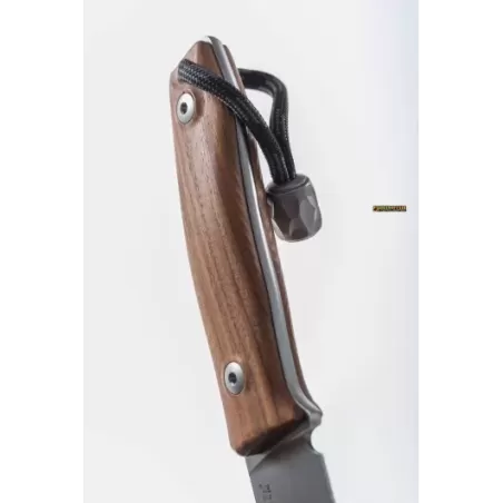 LionSteel M1 Legno Noce — Coltello Lama Fissa M390 (cod. M1 WN)