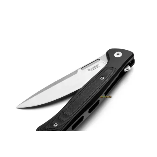 Lionsteel Skinny Aluminium - Nero / Lama Stone Washed SK01A BS