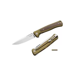 Lionsteel Skinny Aluminium - Green / Stone Washed Blade SK01A GS