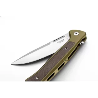 Lionsteel Skinny Aluminium - Green / Stone Washed Blade SK01A GS 2