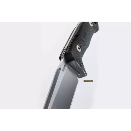 Lionsteel Fixed blade tactical knife - Black Micarta, Satin blade finish T5 MI Lionsteel Fixed blade tactical knife - Black Micarta, Satin blade finish T5 MI