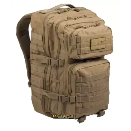 36 liters coyote backpack us assault large Miltec  14002205 36 liters coyote backpack us assault large Miltec  14002205