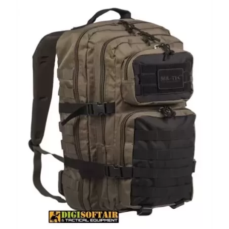 US Assault Mil-Tec Ranger Green / Black 36l Miltec Backpack US Assault Mil-Tec Ranger Green / Black 36l Miltec Backpack