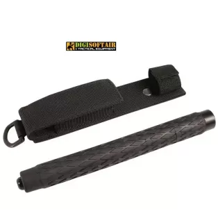 Black 26/65cm  Telescope Baton with pouch 16216000 Miltec