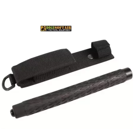 Black 26/65cm  Telescope Baton with pouch 16216000 Miltec Black 26/65cm  Telescope Baton with pouch 16216000 Miltec