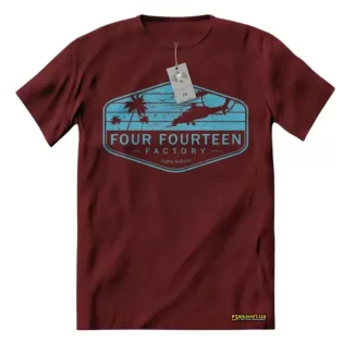 T-shirt 4-14 T-shirt STORM Burgundy