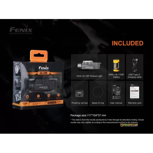 Buy Fenix GL19R Tactical Light 1200 lumens