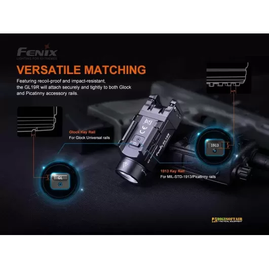 Buy Fenix GL19R Tactical Light 1200 lumens