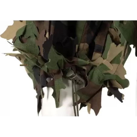  Woodland Invader Gear Sniper Bolero Leaf