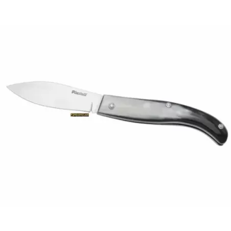  Maremmano lama lucida e corno 18cm, coltello artigianale di Piscitelli