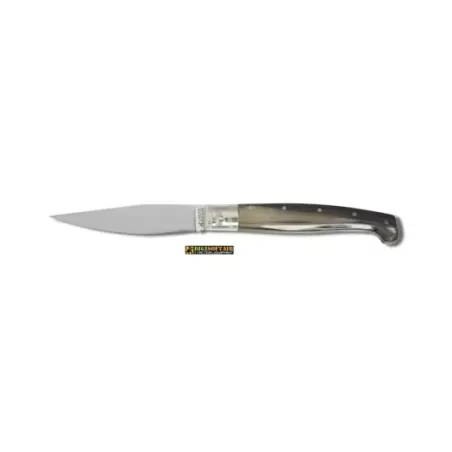 Pattada Brotzu satin with Horn 24cm, artisan Sardinian knife