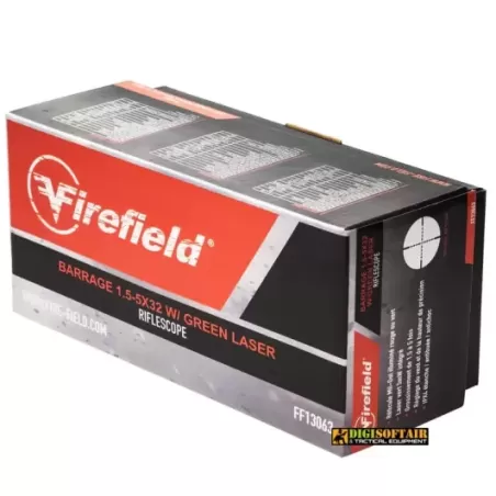  Firefield Barrage 1.5-5x32 con laser verde FF13063