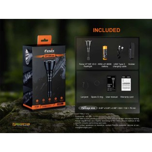 Fenix HT18R V2.0 — long-distance rechargeable flashlight 3700 lm 2