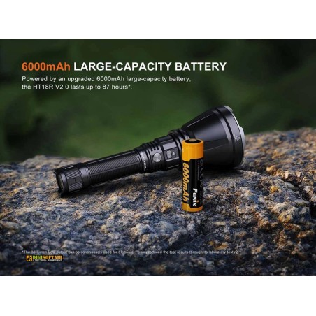 Fenix HT18R V2.0 — long-distance rechargeable flashlight 3700 lm