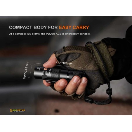 Fenix PD26R ACE — Compact Rechargeable EDC Flashlight 1300 lm