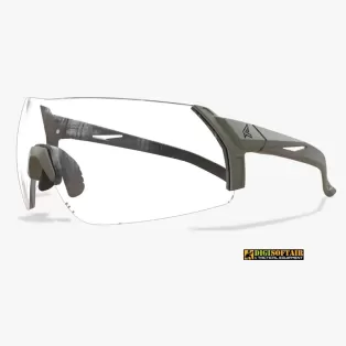 Occhiali balistici Urgent Fury montatura Green / Clear, Edge tactical