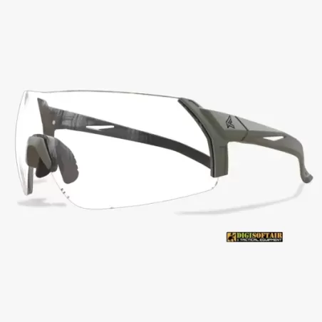 Occhiali balistici Urgent Fury montatura Green / Clear, Edge tactical