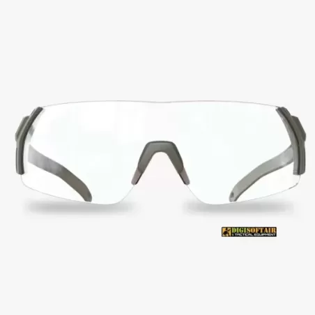Occhiali balistici Urgent Fury montatura Green / Clear, Edge tactical