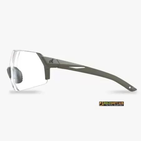 Occhiali balistici Urgent Fury montatura Green / Clear, Edge tactical