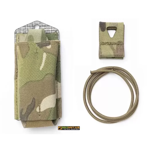 Coyote Brown Hybrid Mag Pouch - Pistol, Black Folium