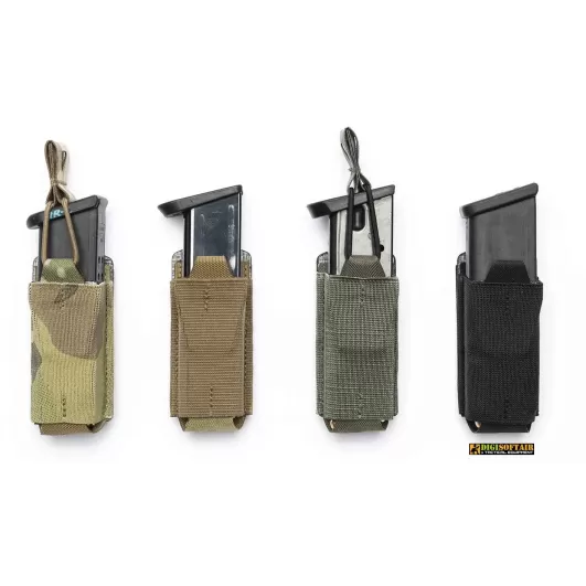 Coyote Brown Hybrid Mag Pouch - Pistol, Black Folium