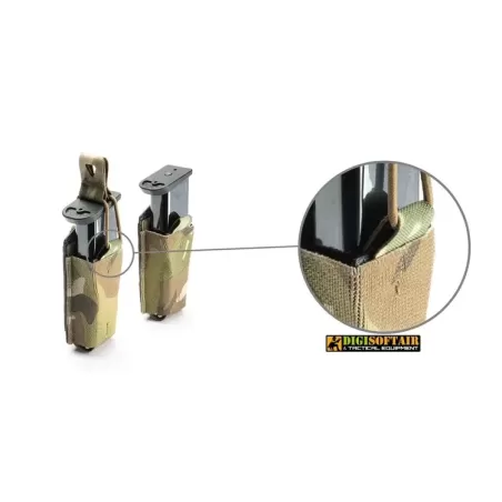 Coyote Brown Hybrid Mag Pouch - Pistol, Black Folium