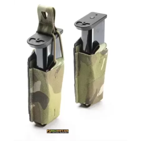 Coyote Brown Hybrid Mag Pouch - Pistol, Black Folium